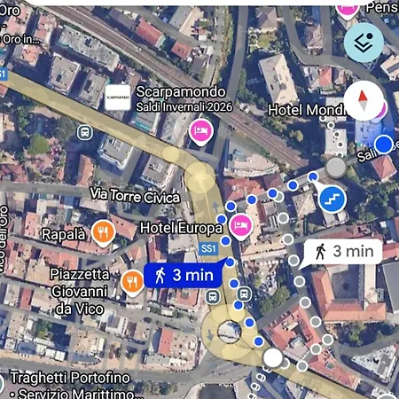 Bellaria Mondial Strategic Location 5 Terre-portofino Lägenhet Rapallo